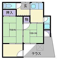 🉐敷金礼金0円！🉐池尾平屋　東棟