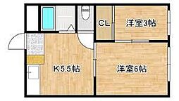 セブンハイツ津久野 3階/-