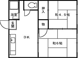 浜寺ハイツ 2階/-