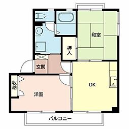 ハイツ　クランデス 2階