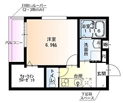 フジパレス鳳駅西6番館 3階