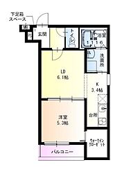 フジパレス高石駅南 2番館 1階/-
