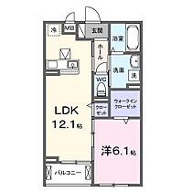 大阪府高石市取石１丁目（賃貸アパート1LDK・2階・45.60㎡） その2