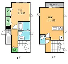 大阪府高石市東羽衣５丁目9-26（賃貸アパート1LDK・1階・57.18㎡） その2