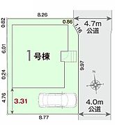 ＜区画図＞カースペースあり