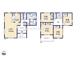 柏市新逆井2丁目 2号棟 新築戸建