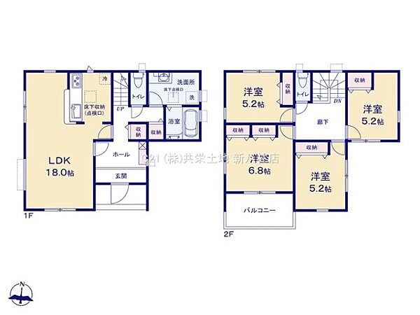 間取りを拡大表示