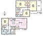 間取り：各居室収納付きの4LDK！