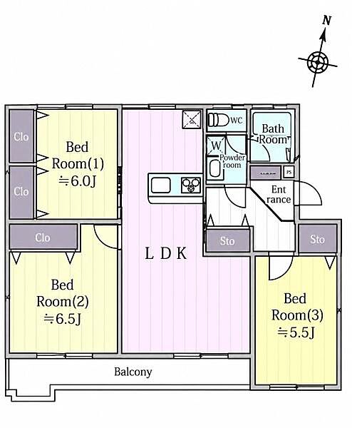 間取りを拡大表示