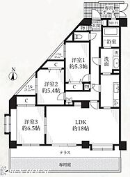 間取図画像 3LDK