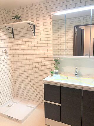 洗面室はとって...