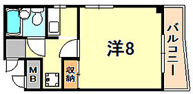 兵庫県神戸市須磨区戎町３丁目（賃貸マンション1K・7階・25.56㎡） その2