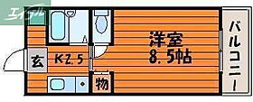 岡山県岡山市北区津島京町3丁目（賃貸マンション1K・4階・24.00㎡） その2