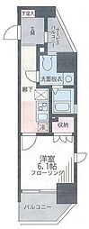 TheParkcross藤沢 1Kの間取図画像
