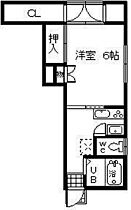 メゾンシャトー2  ｜ 滋賀県彦根市城町２丁目（賃貸アパート1K・1階・26.91㎡） その2