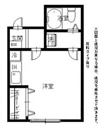 グランドメゾン京橋 ワンルームの間取図画像