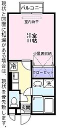 エスト・カーサ 1Kの間取図画像