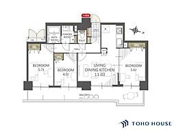 間取図画像 3LDK