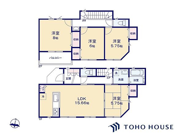 間取りを拡大表示