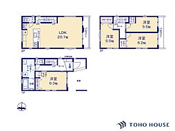 浦和区上木崎8丁目　2期　2号棟　全3棟