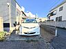 駐車場：敷地面積は広々46坪以上のゆとりある4LDK。(令和8年8月撮影)