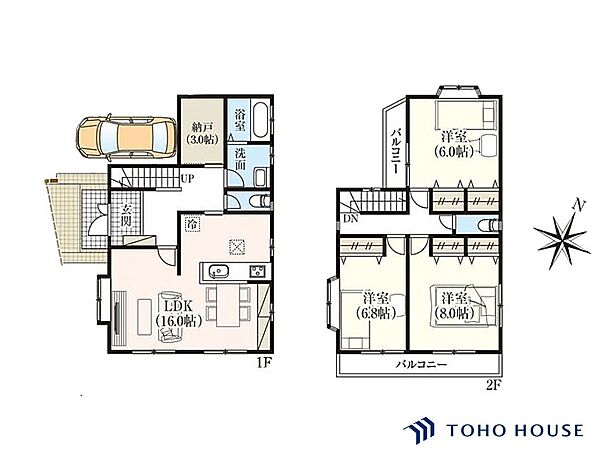 間取りを拡大表示