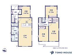 越谷市袋山 17期 1号棟 全2棟