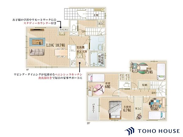 間取りを拡大表示