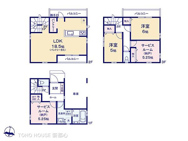 間取りを拡大表示