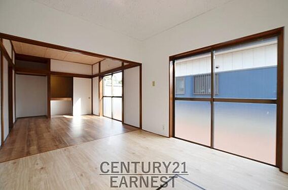 入居前の写真と...