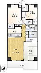 間取図画像 3LDK