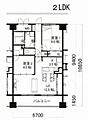 スカイマンションF4階7.1万円