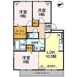 間取図画像 3LDK