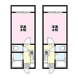 メゾン・ド・フオレ拾番館 1Kの間取図画像