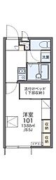 レオパレスコンフォート 1Kの間取図画像