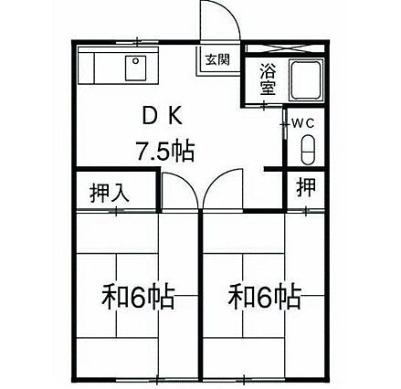 シティハイム島野_間取り_0