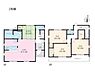 間取り：2階洋室は6帖以上のゆとりの住空間
