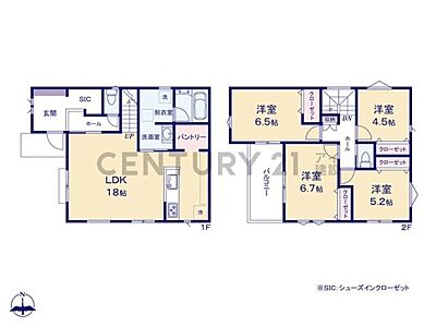間取り:並列駐車3台可能 間取り:並列駐車3台可能