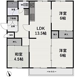 間取図画像 3LDK
