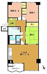 間取図画像 3LDK