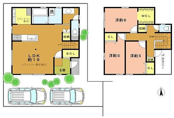 間取りを拡大表示