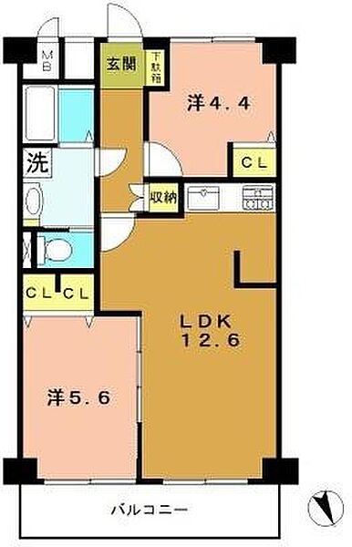 間取りを拡大表示
