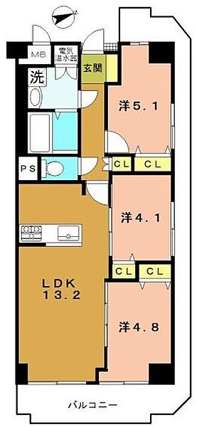 間取りを拡大表示