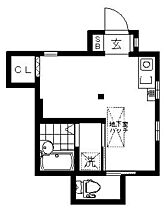 パサージュ柿の木坂  ｜ 東京都目黒区柿の木坂１丁目（賃貸アパート1R・1階・18.50㎡） その2