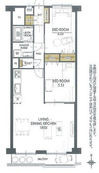 間取りを拡大表示