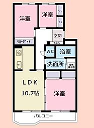 間取図画像 3LDK