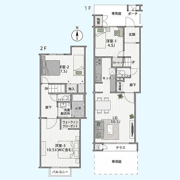 間取りを拡大表示