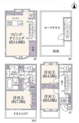 間取り アリーナ赤塚 1階/-