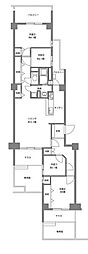 シーアイハイツ和光E棟 4LDKの間取図画像