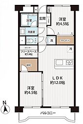 メゾン和光台 3LDKの間取図画像